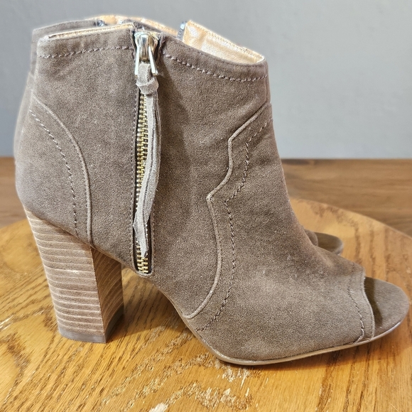 XOXO "Barron" (122267) Open Toe Western Booties Brown Size 7.5 - Picture 11 of 11